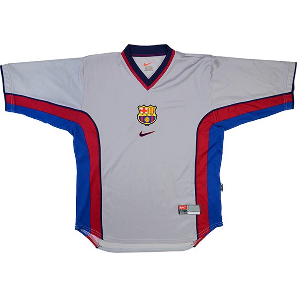 Tailandia Camiseta Barcelona 2ª Kit Retro 1998 2001 Gris